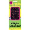 Kiegészítő világító billentyűzet matrica